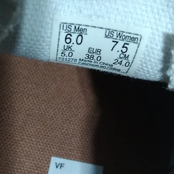 FINAL SALE! Vans Shoes Womens Sz.7.5 Mens Sz.6 Gently Worn Unisex - Picture 10 of 10